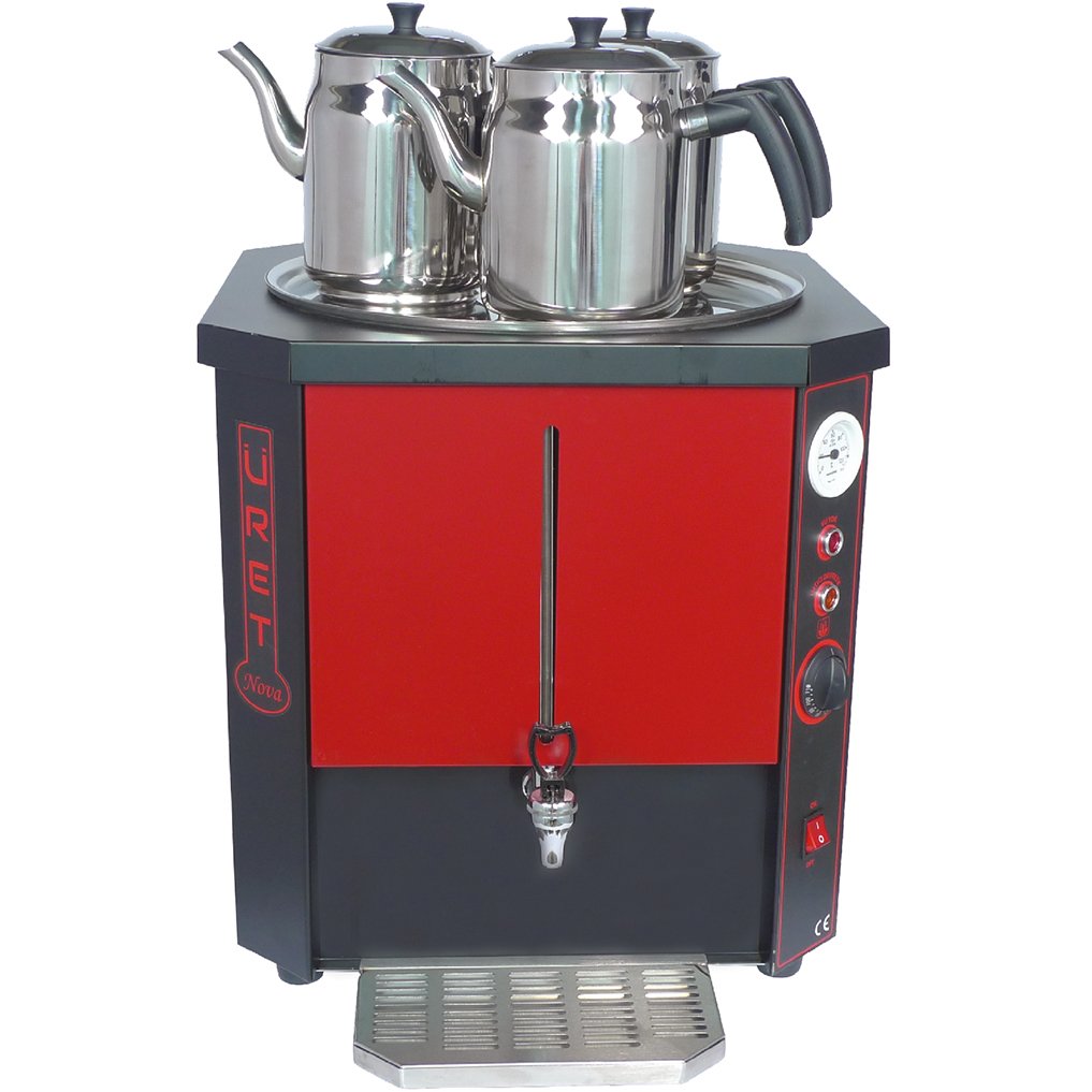 36 Litre Nova Çay Semaveri NV 3 | Paslanmaz Çelik Çay Otomatı